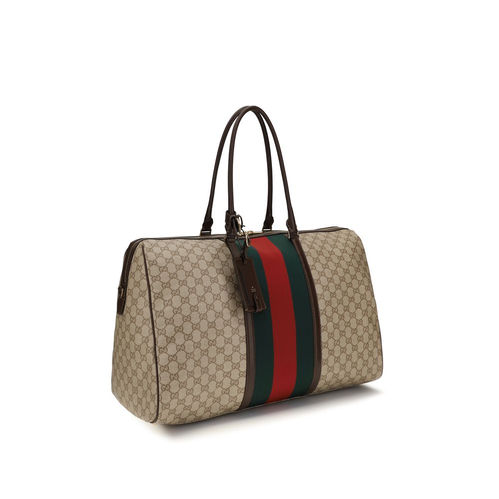 Gucci Beige Cotton Shoulder Bag | Regal Royce