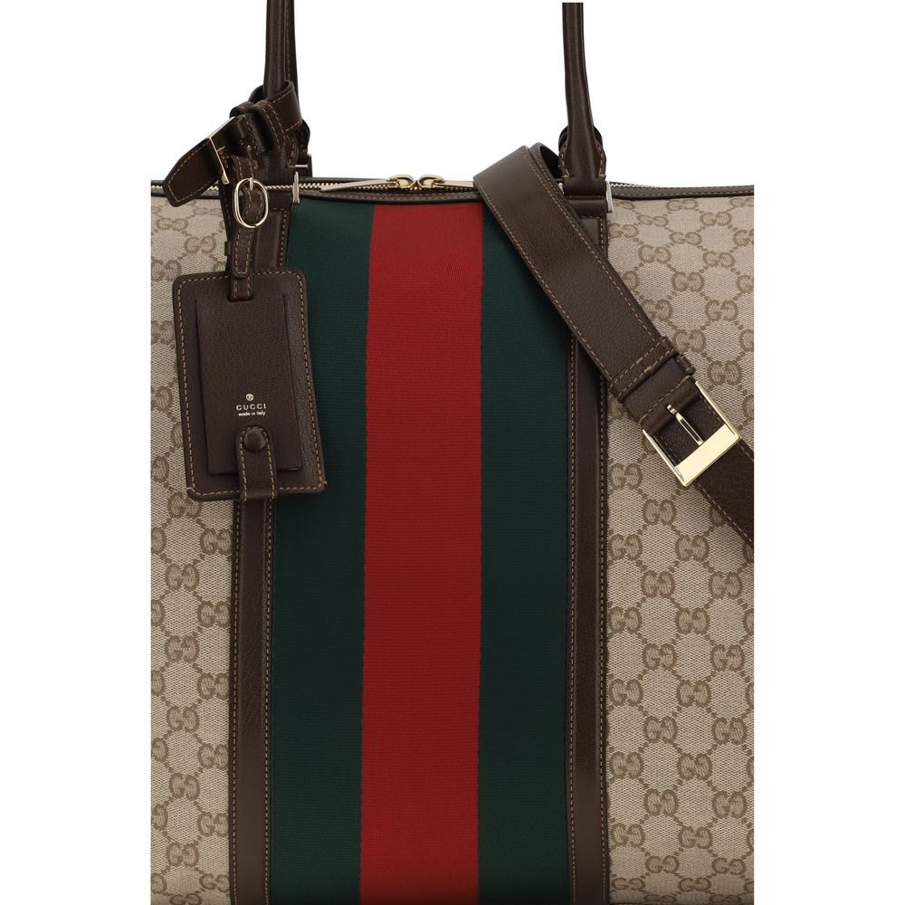 Gucci Beige Cotton Shoulder Bag | Regal Royce