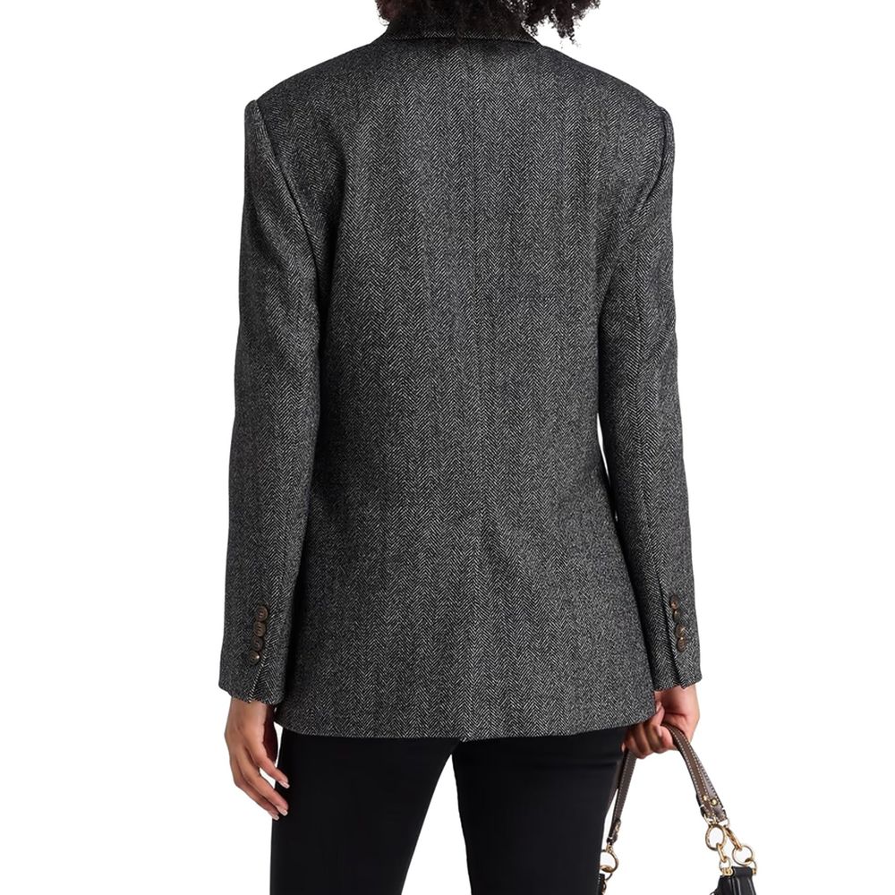 Brunello Cucinelli Black Elastane Blazer | Regal Royce