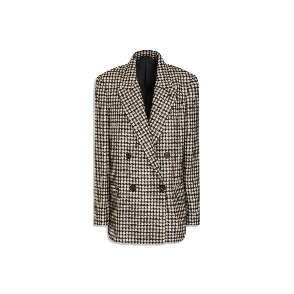 Brunello Cucinelli Brown Alpaca Leather Blazer | Regal Royce