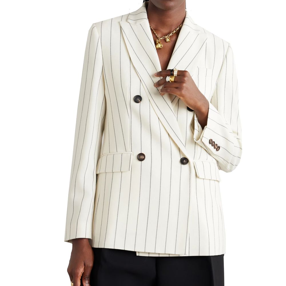 Brunello Cucinelli White Wool Blazer | Regal Royce