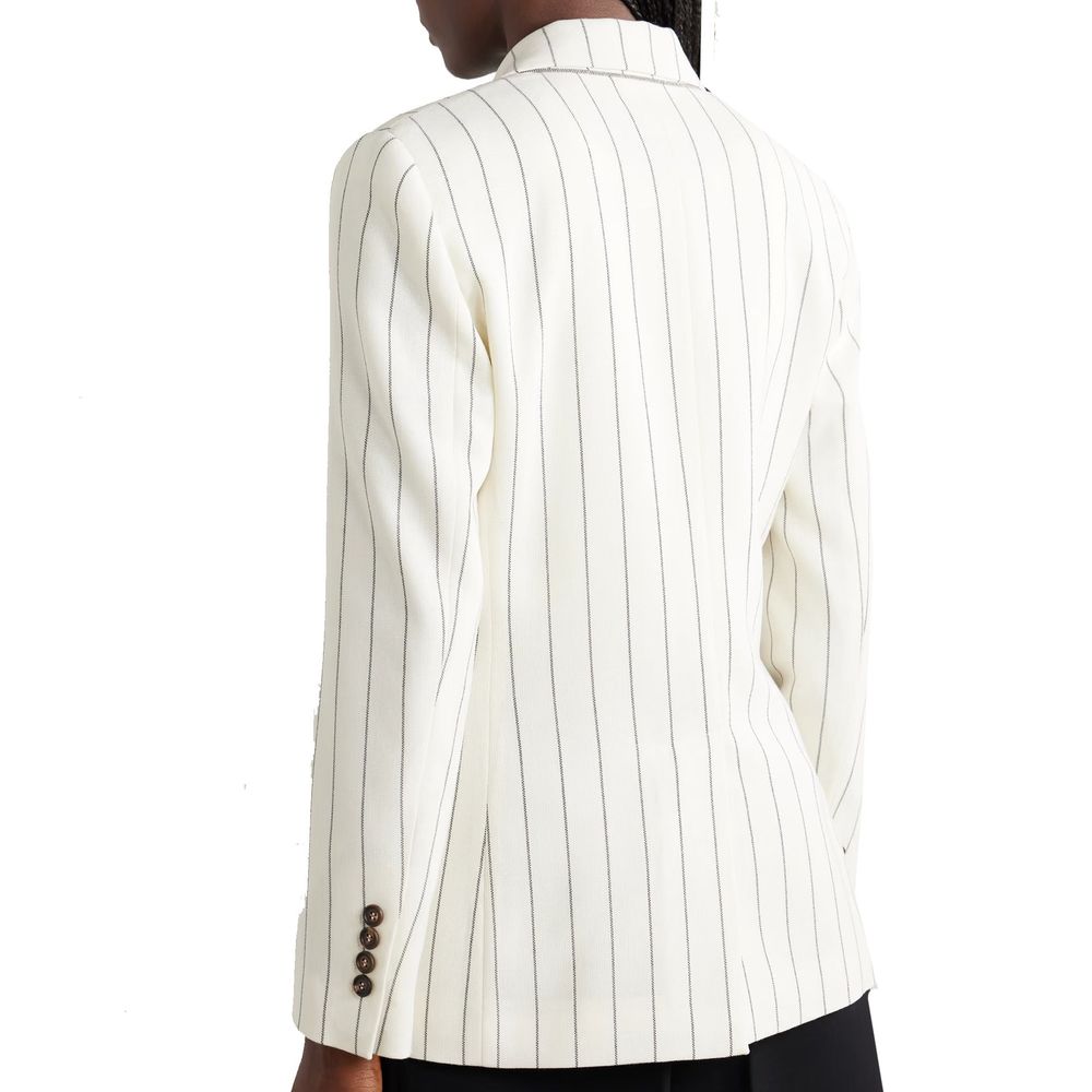 Brunello Cucinelli White Wool Blazer | Regal Royce