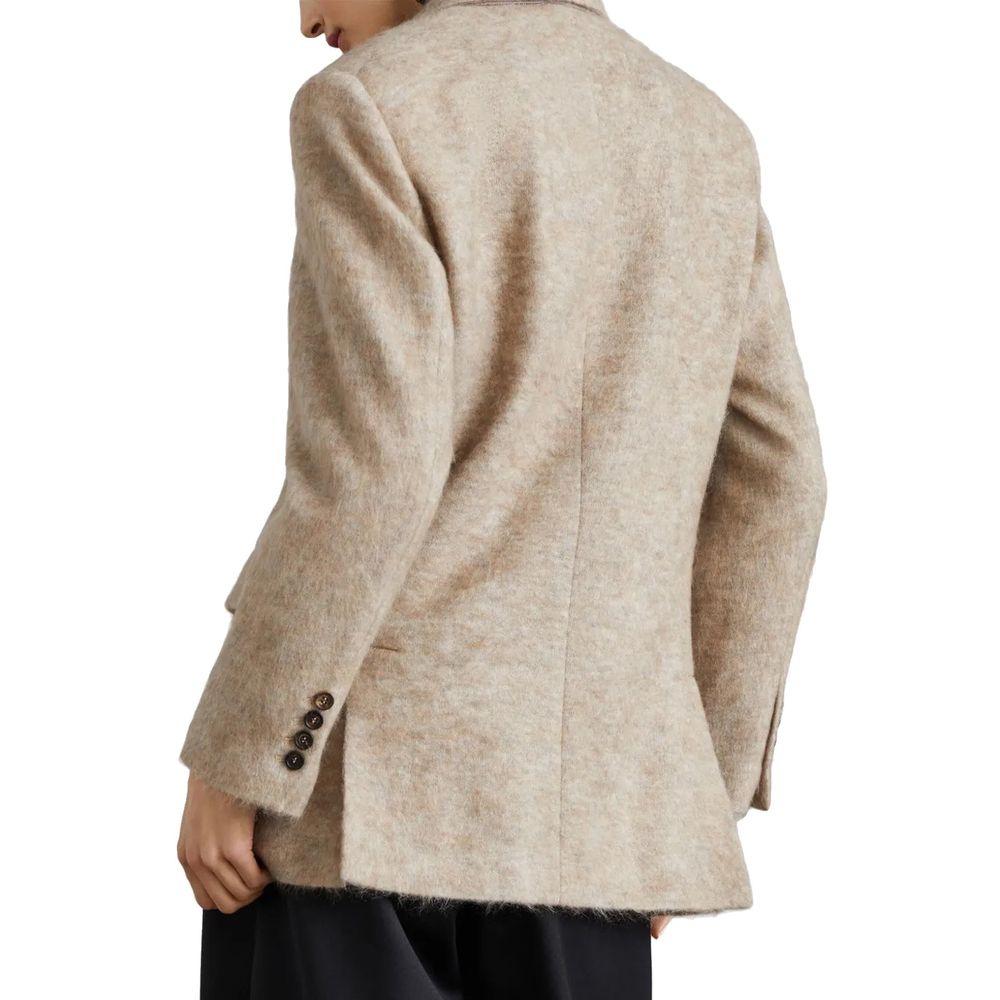 Brunello Cucinelli Beige Cashmere Blazer | Regal Royce