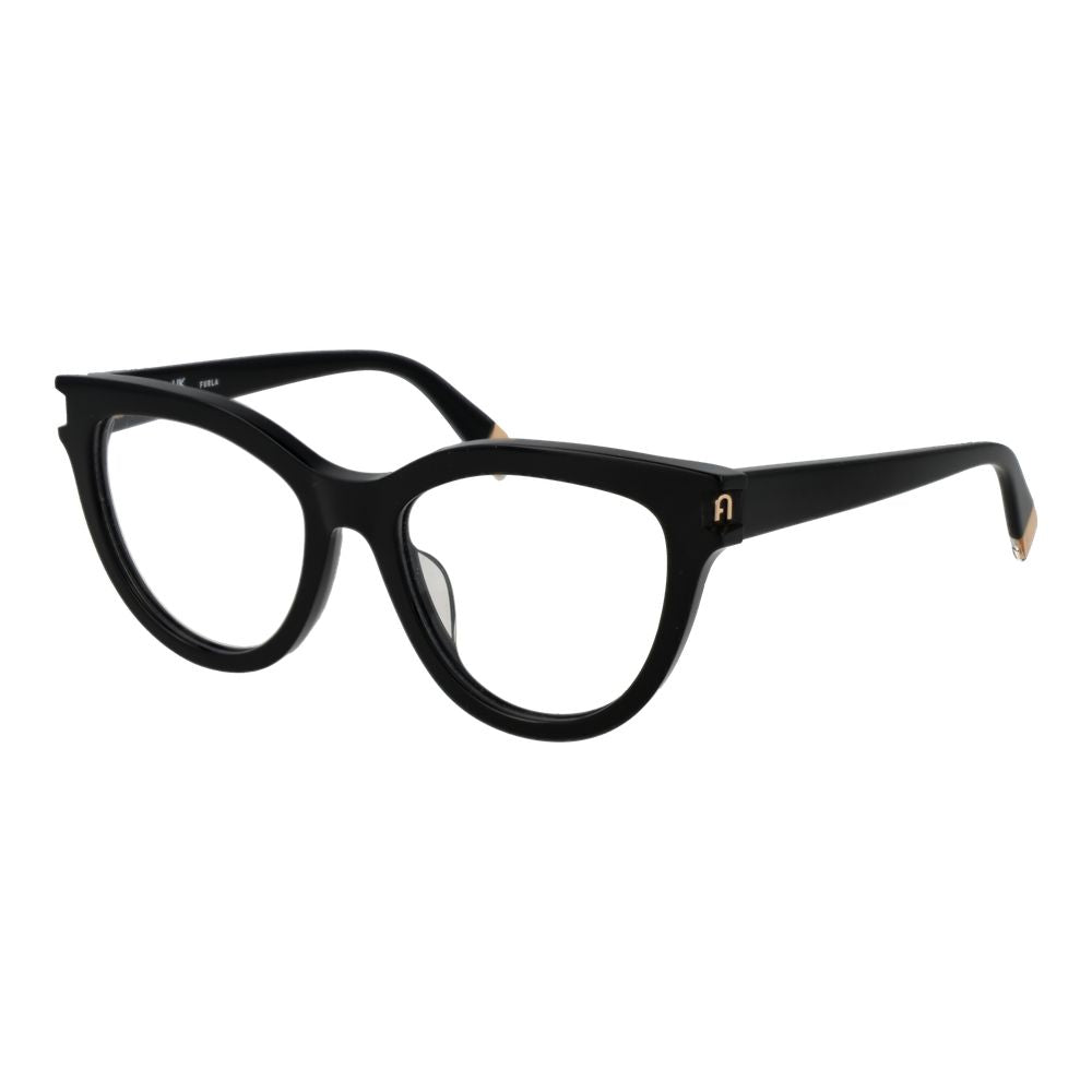 Furla Black Cellulose Acetate Glasses (Frames) | Regal Royce