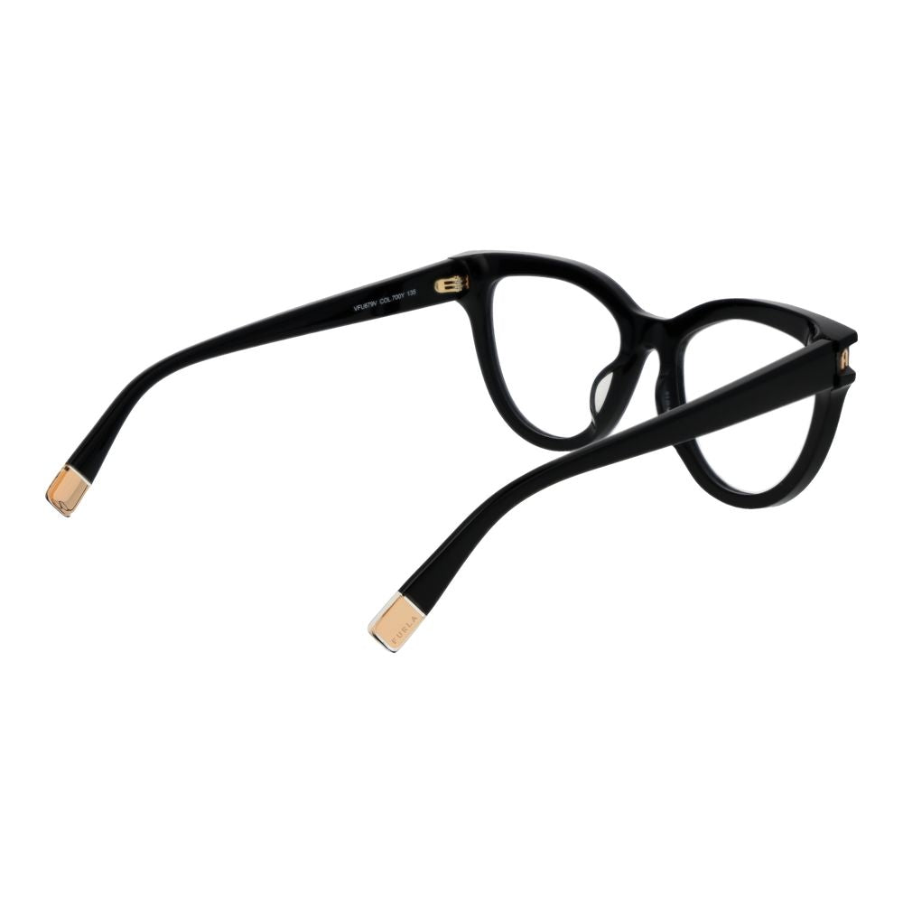 Furla Black Cellulose Acetate Glasses (Frames) | Regal Royce