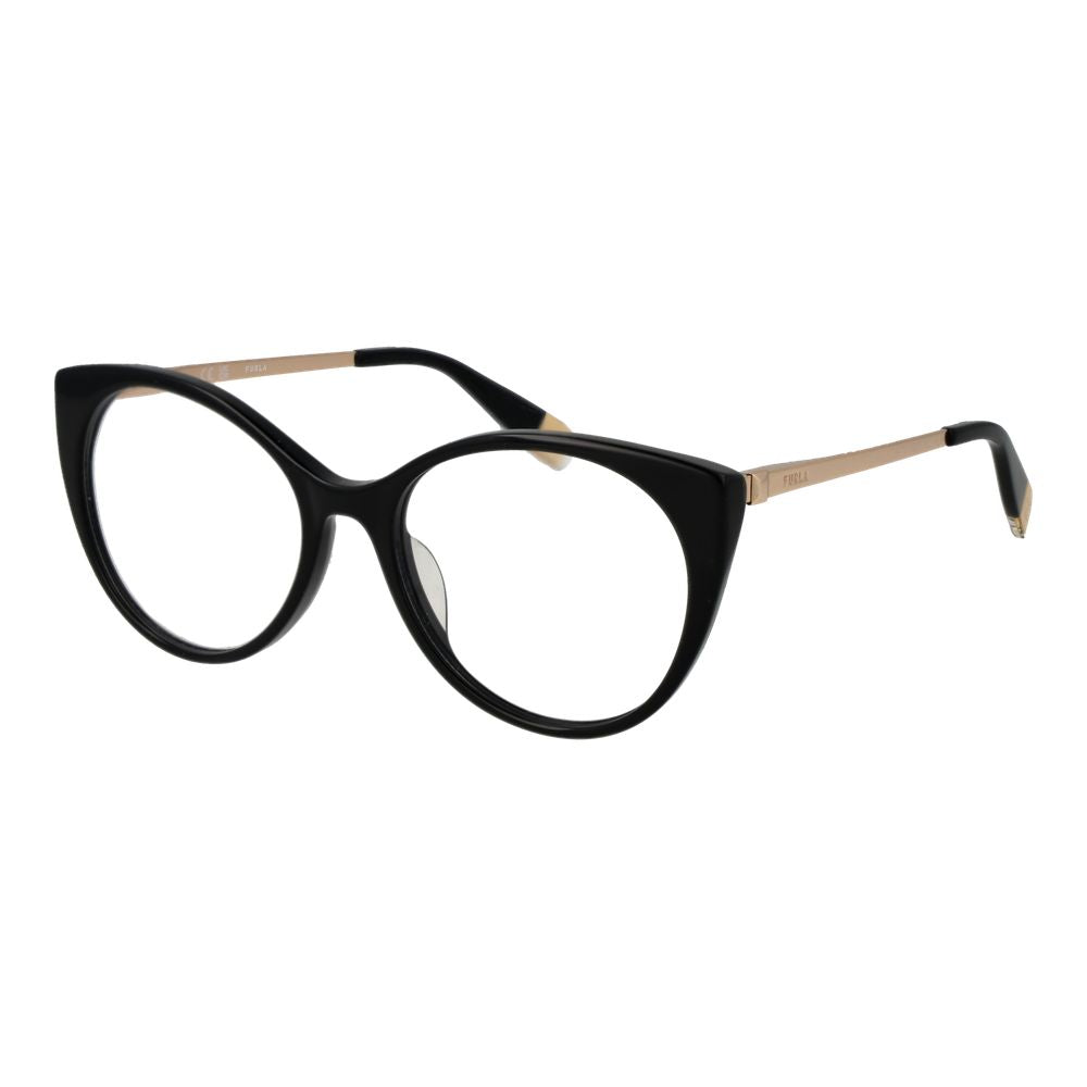 Furla Black Cellulose Acetate Glasses (Frames) | Regal Royce