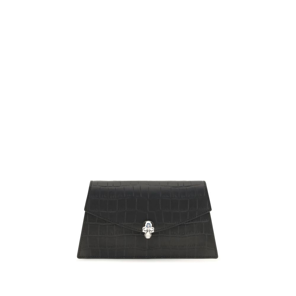 Alexander McQueen Black Calf Leather Bos Taurus Shoulder Bag | Regal Royce