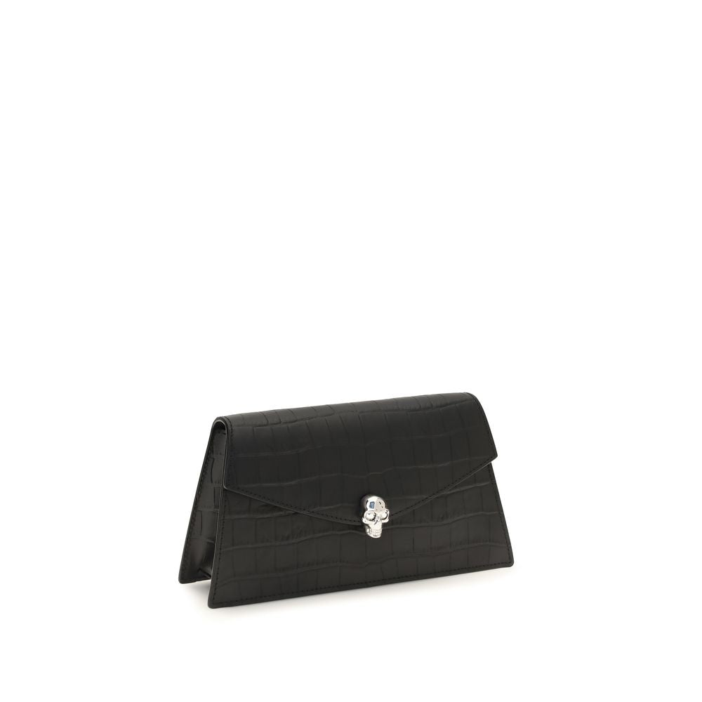 Alexander McQueen Black Calf Leather Bos Taurus Shoulder Bag | Regal Royce