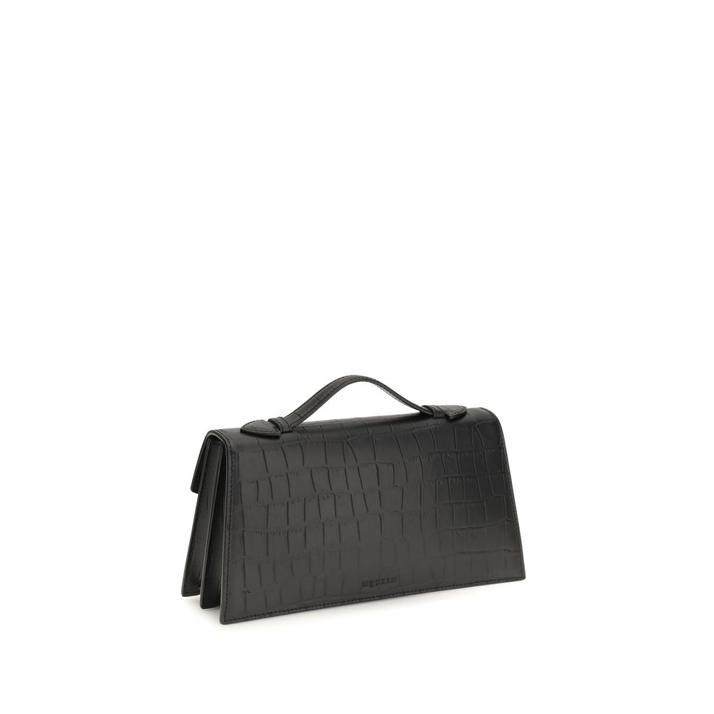 Alexander McQueen Black Calf Leather Bos Taurus Shoulder Bag | Regal Royce