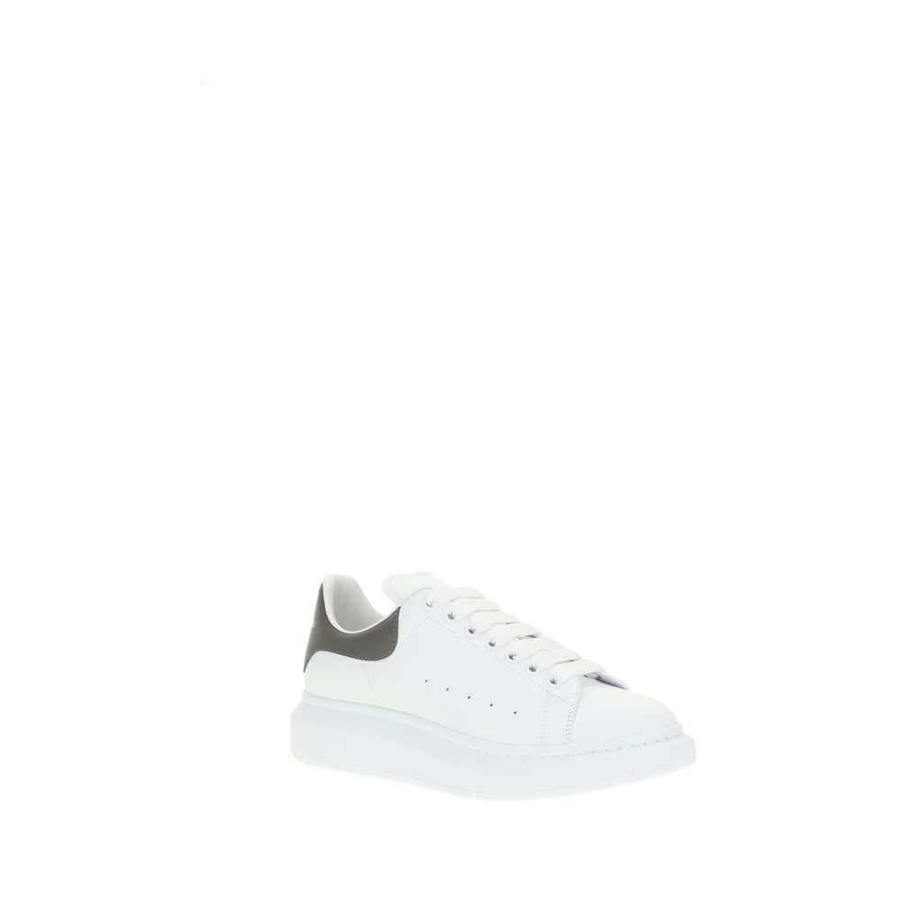 Alexander McQueen White Calf Leather Bos Taurus Platform Sneakers | Regal Royce
