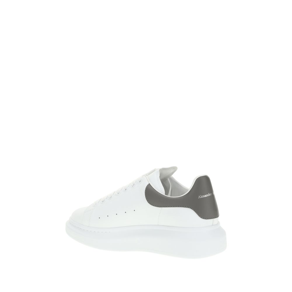Alexander McQueen White Calf Leather Bos Taurus Platform Sneakers | Regal Royce