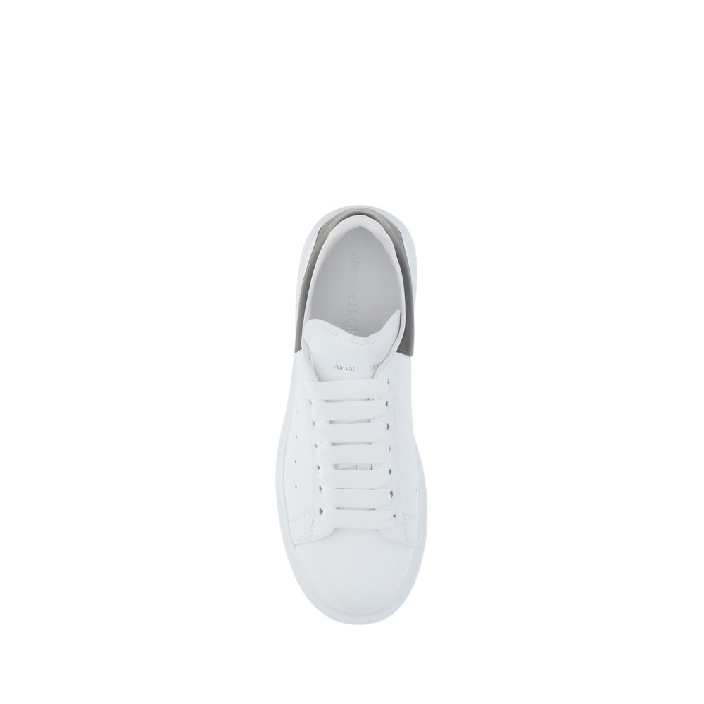 Alexander McQueen White Calf Leather Bos Taurus Platform Sneakers | Regal Royce