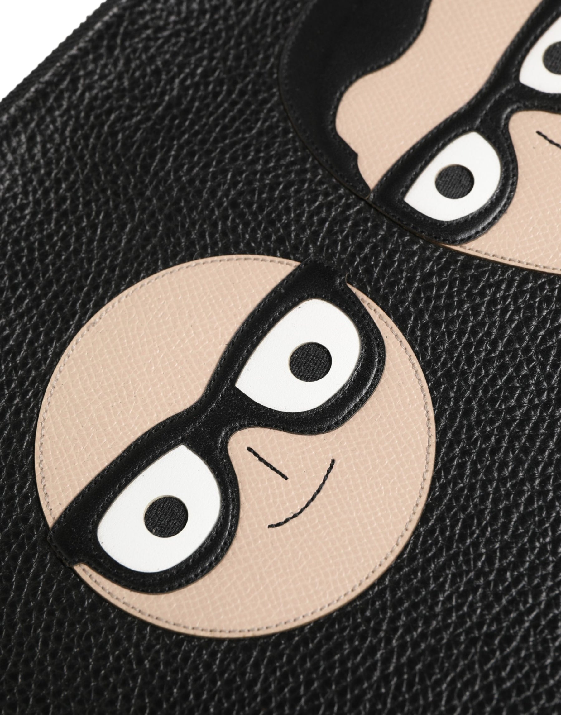 Dolce & Gabbana Black #DGFamily Embellished Leather Clutch Borse Bag | Regal Royce