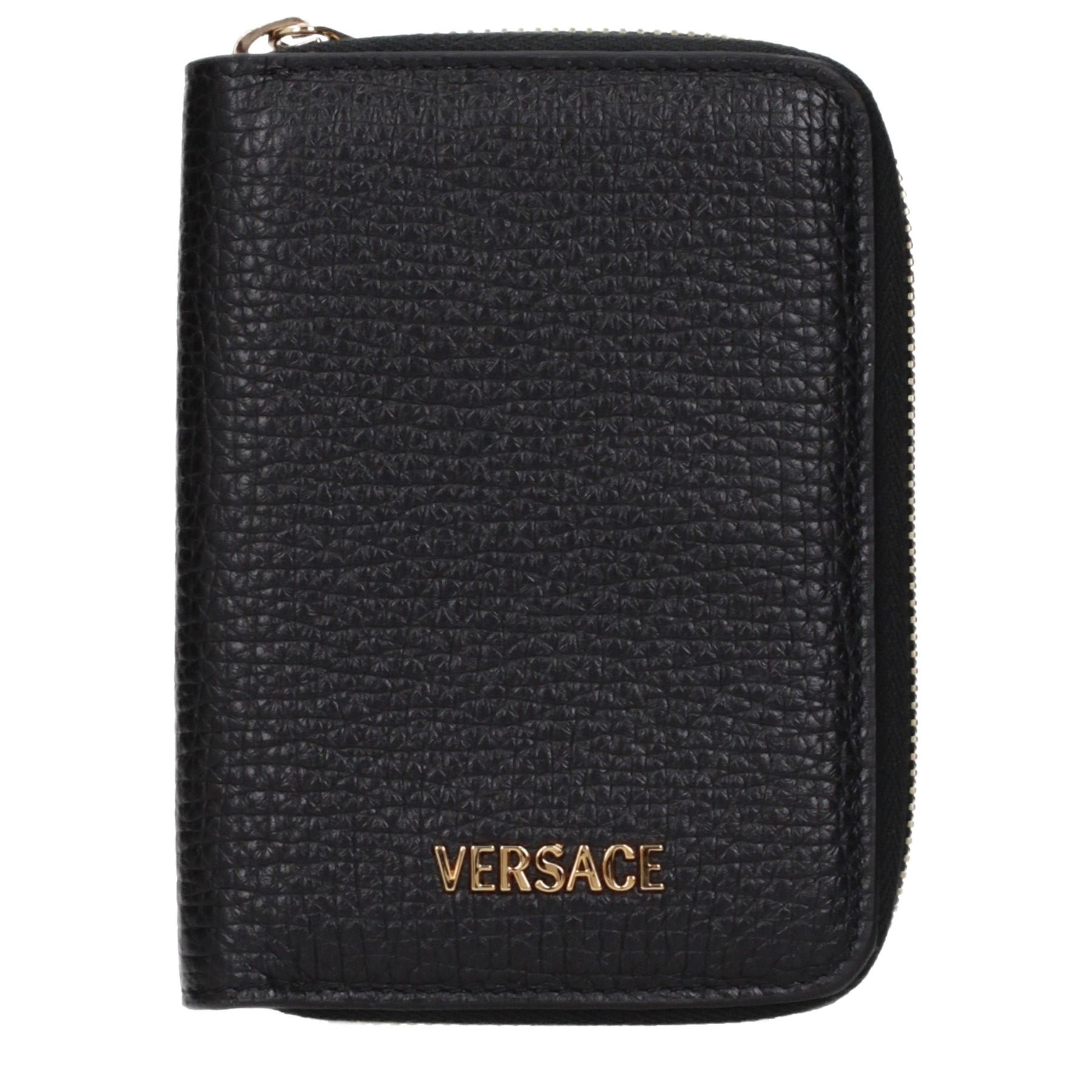 Versace Black Leather Wallet | Regal Royce