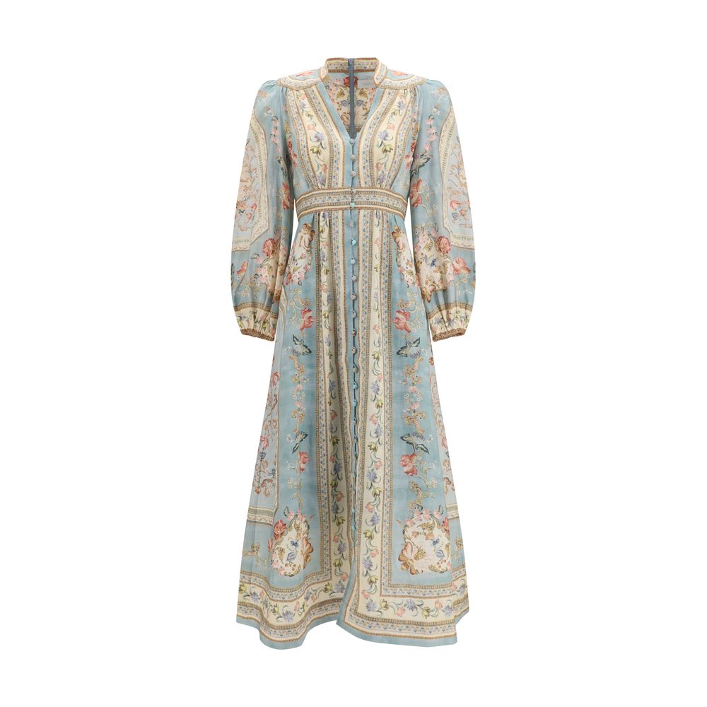 Zimmermann Multicolor Linen Casual Dress | Regal Royce