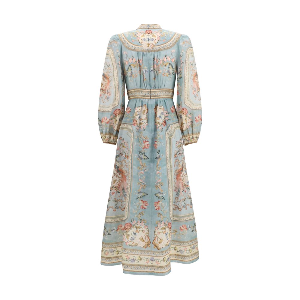 Zimmermann Multicolor Linen Casual Dress | Regal Royce