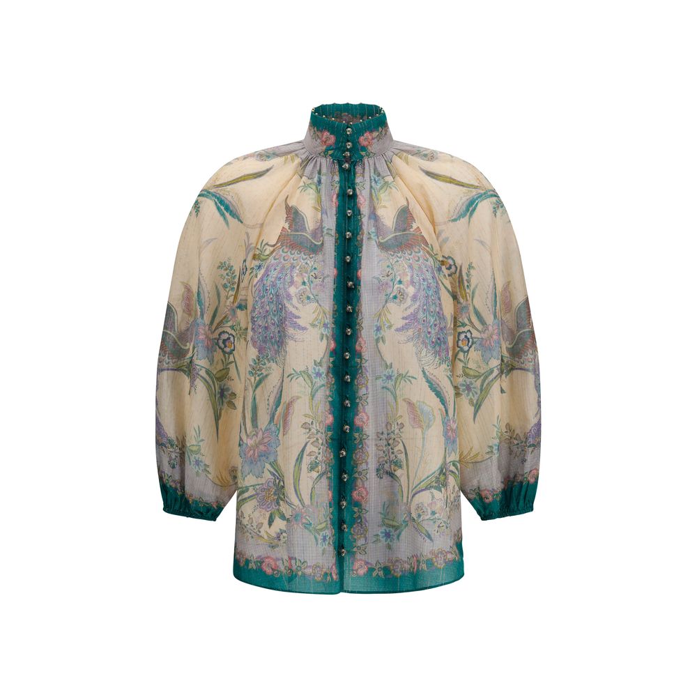 Zimmermann Multicolor Cotton Pattern Shirt | Regal Royce