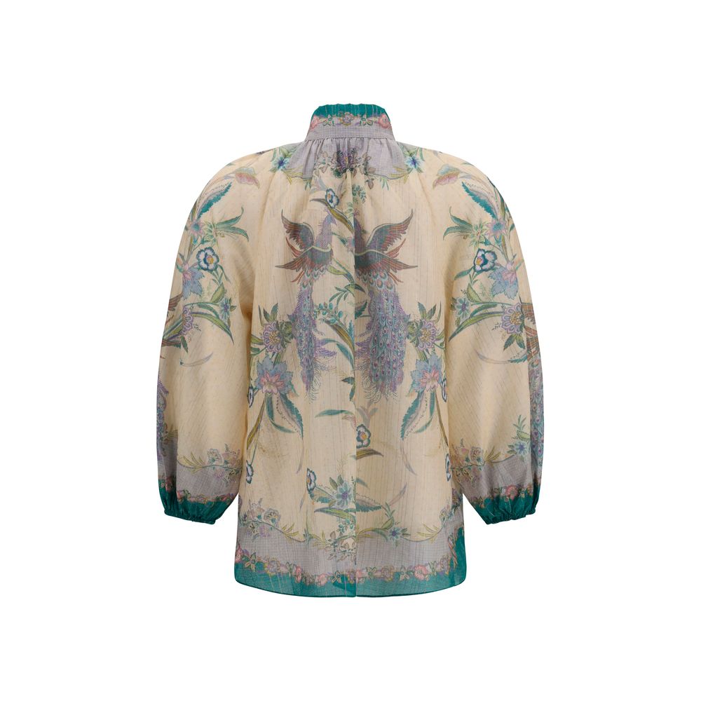 Zimmermann Multicolor Cotton Pattern Shirt | Regal Royce