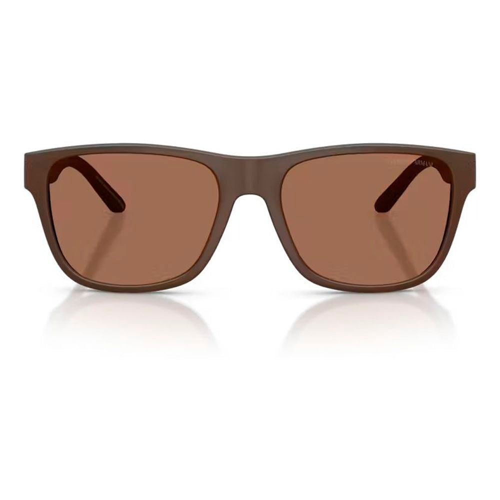 Emporio Armani Brown Acetate Sunglasses