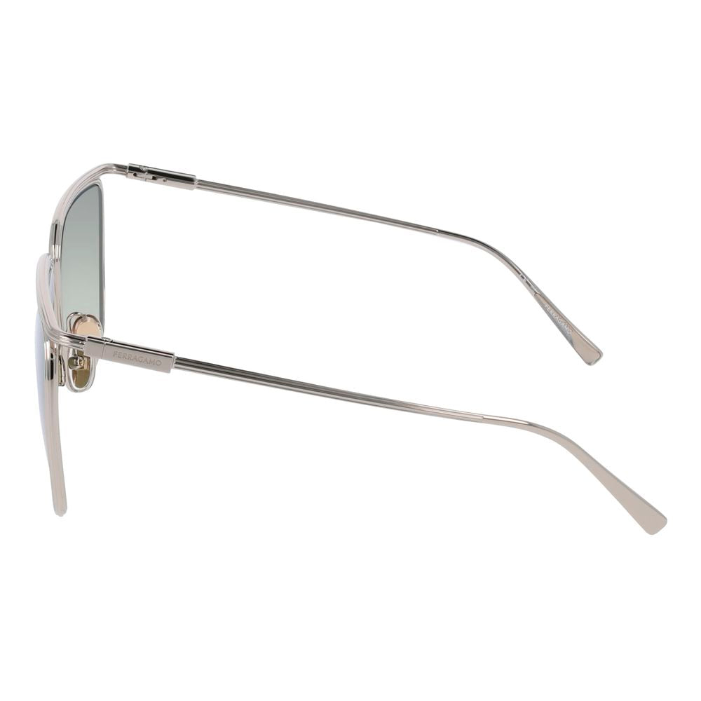 Ferragamo Gold Metal Sunglasses | Regal Royce