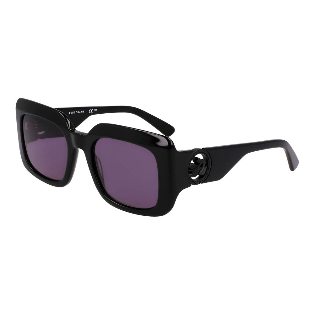 Longchamp Black Acetate Sunglasses | Regal Royce