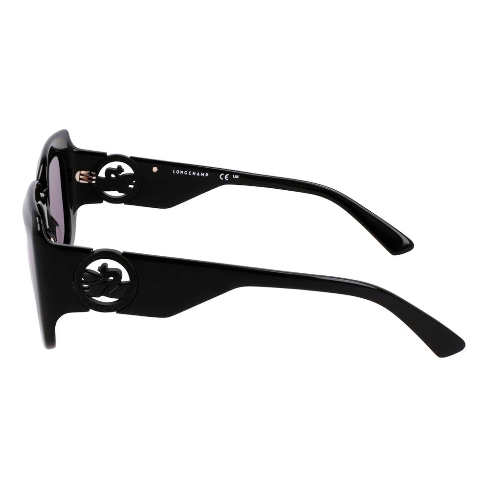Longchamp Black Acetate Sunglasses | Regal Royce