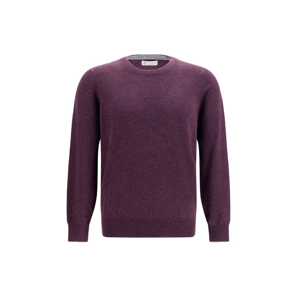 Brunello Cucinelli Purple Cashmere Sweater | Regal Royce