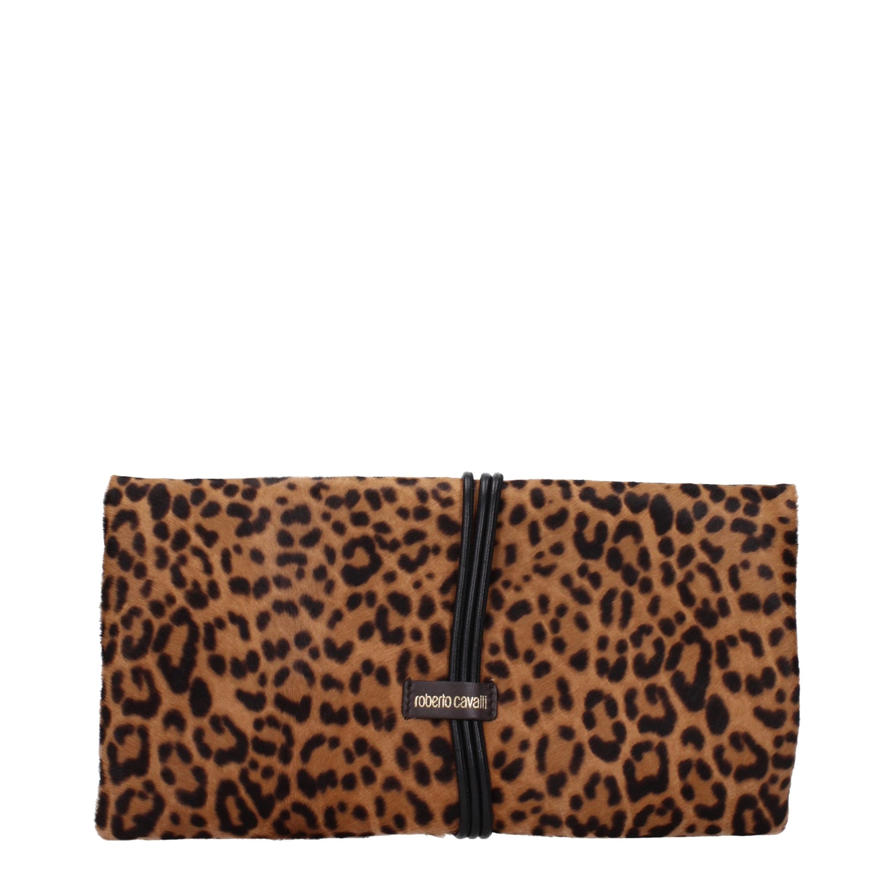 Roberto Cavalli Brown Horsehair Clutch Bag | Regal Royce