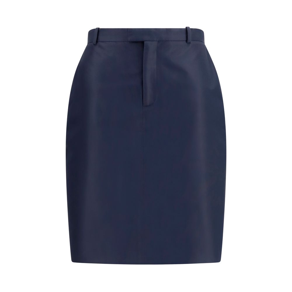 Gucci Blue Silk Skirt | Regal Royce