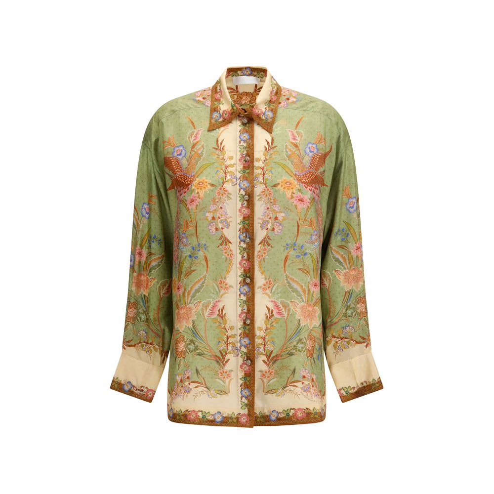 Zimmermann Multicolor Silk Pattern Shirt | Regal Royce