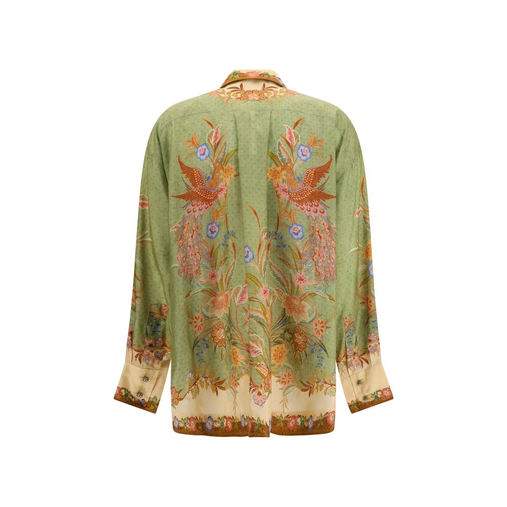 Zimmermann Multicolor Silk Pattern Shirt | Regal Royce