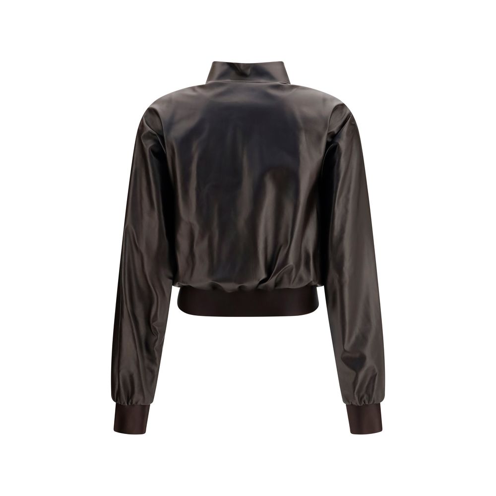 Gucci Brown Lamb Ovis Aries Aries Bomber | Regal Royce