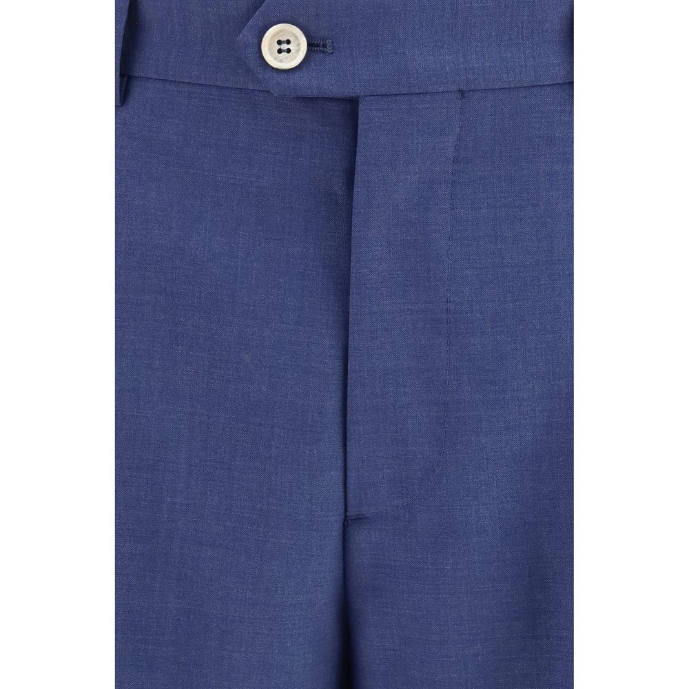 Brunello Cucinelli Blue Wool Oves Aries Two-Piece Suit | Regal Royce