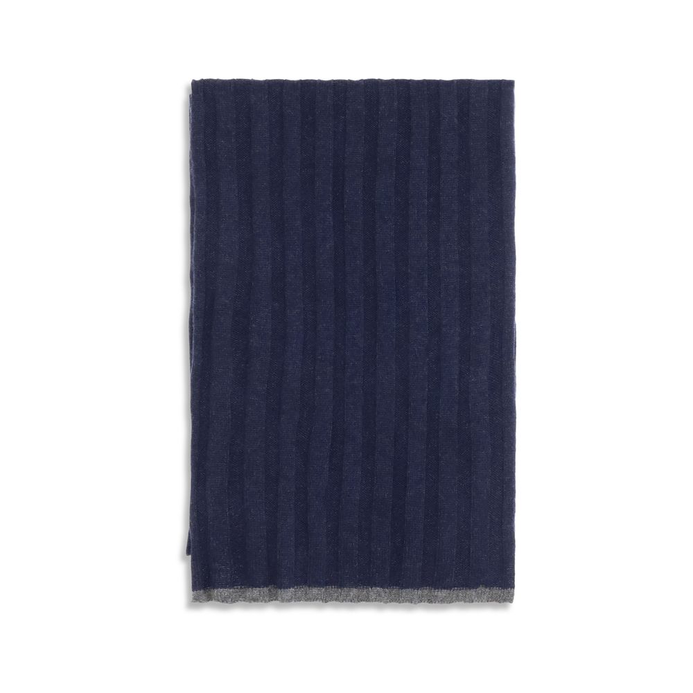 Brunello Cucinelli Blue Cashmere Foulard | Regal Royce