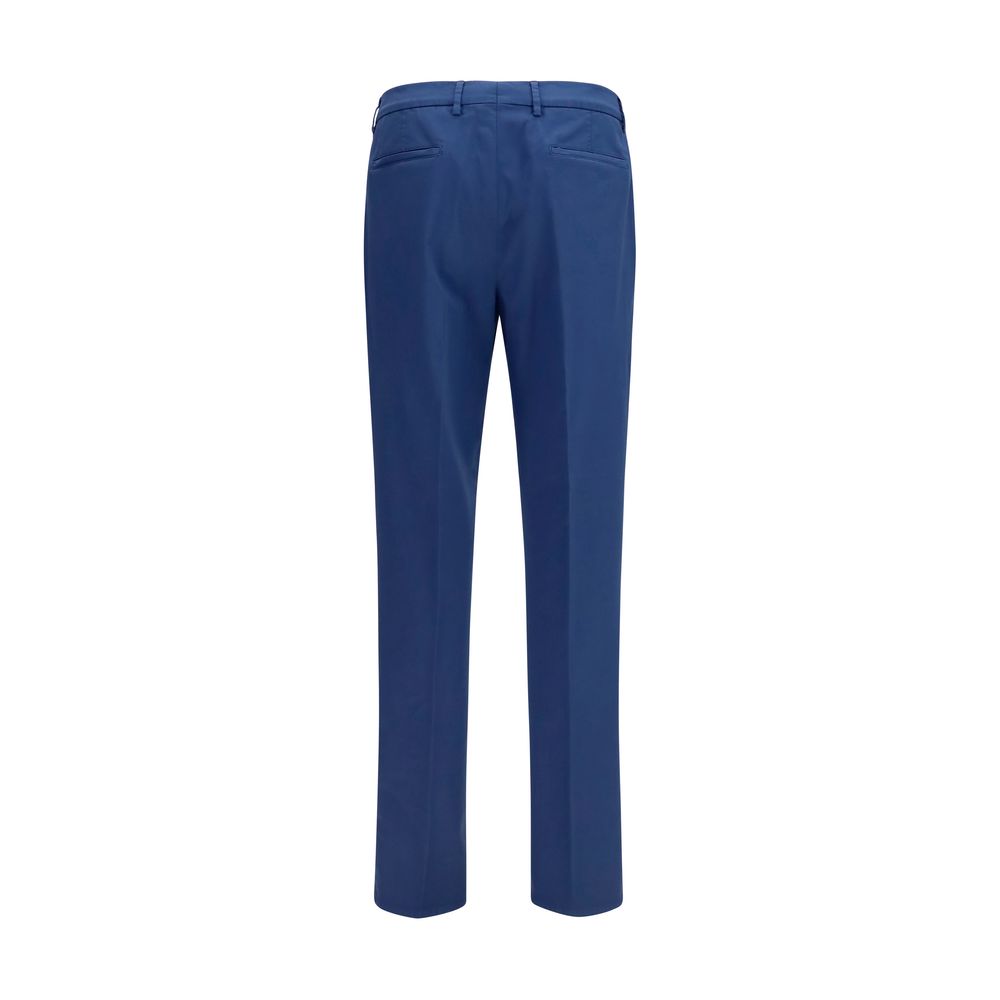 Brunello Cucinelli Blue Cotton Chino Pants | Regal Royce