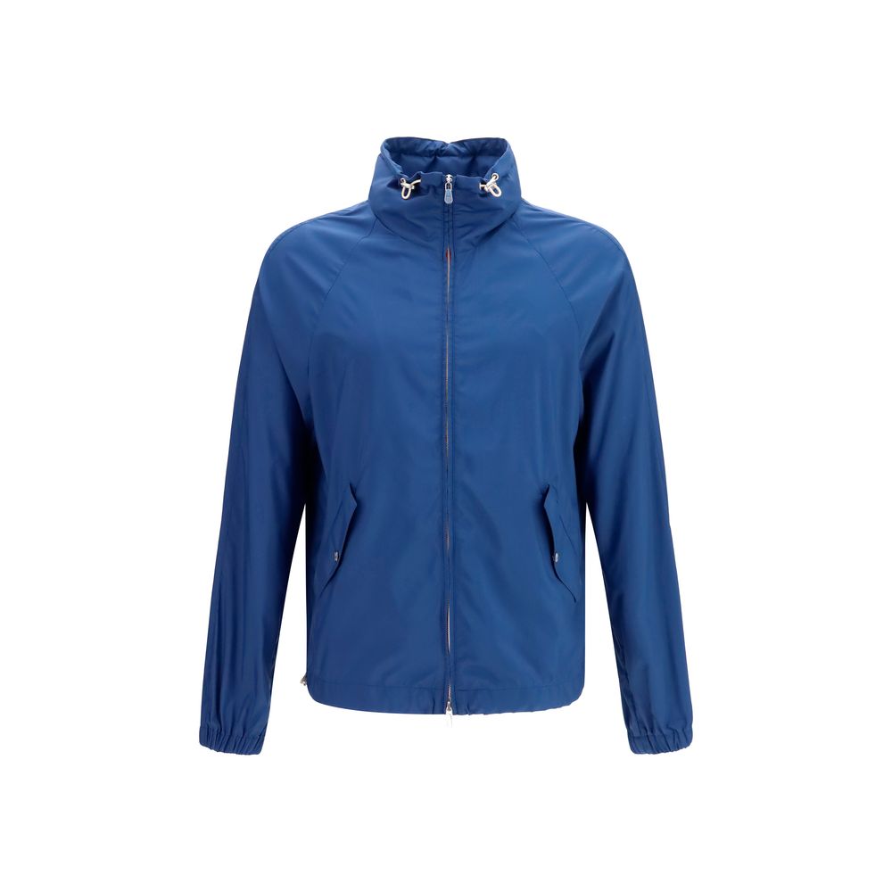 Brunello Cucinelli Blue Polyester Shell Jacket | Regal Royce