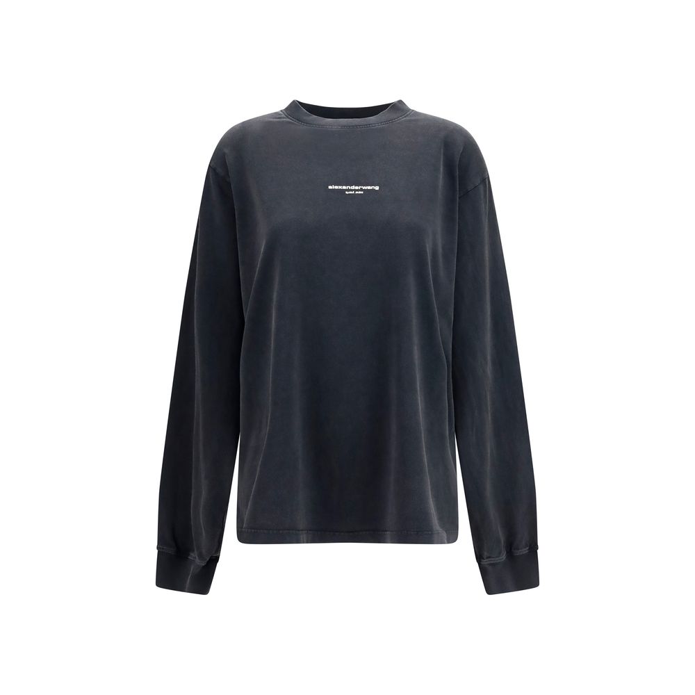 Alexander Wang Black Cotton Sweatshirt | Regal Royce
