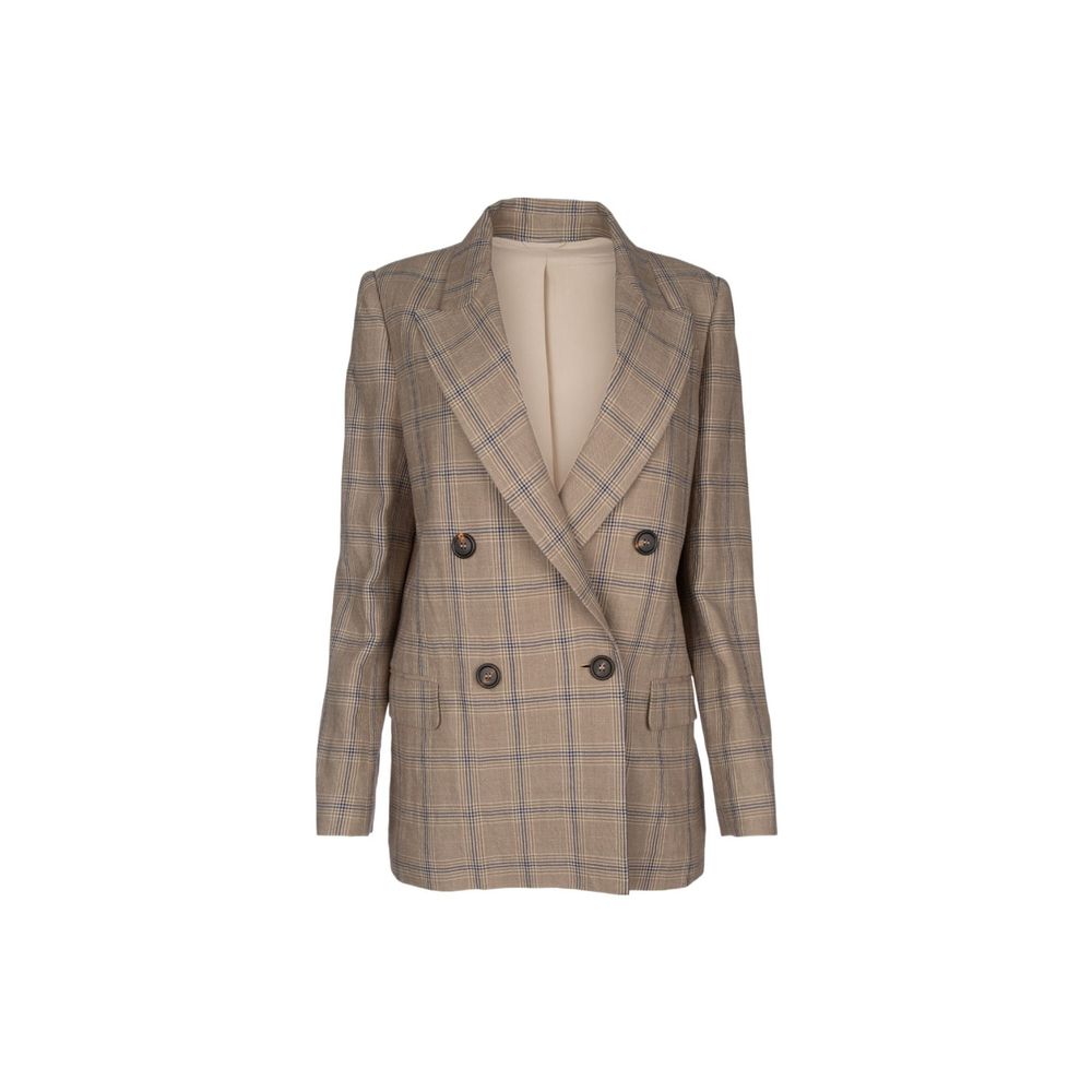 Brunello Cucinelli Brown Linen Blazer | Regal Royce
