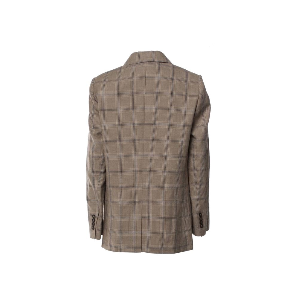 Brunello Cucinelli Brown Linen Blazer | Regal Royce