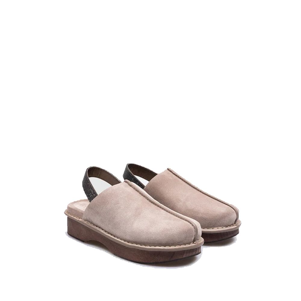 Brunello Cucinelli Brown Leather Mules | Regal Royce