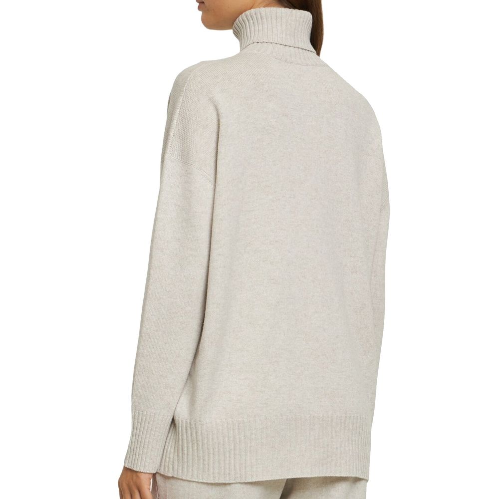Brunello Cucinelli Beige Cashmere Turtleneck | Regal Royce