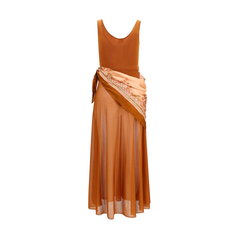 Zimmermann Brown Viscose Casual Dress | Regal Royce