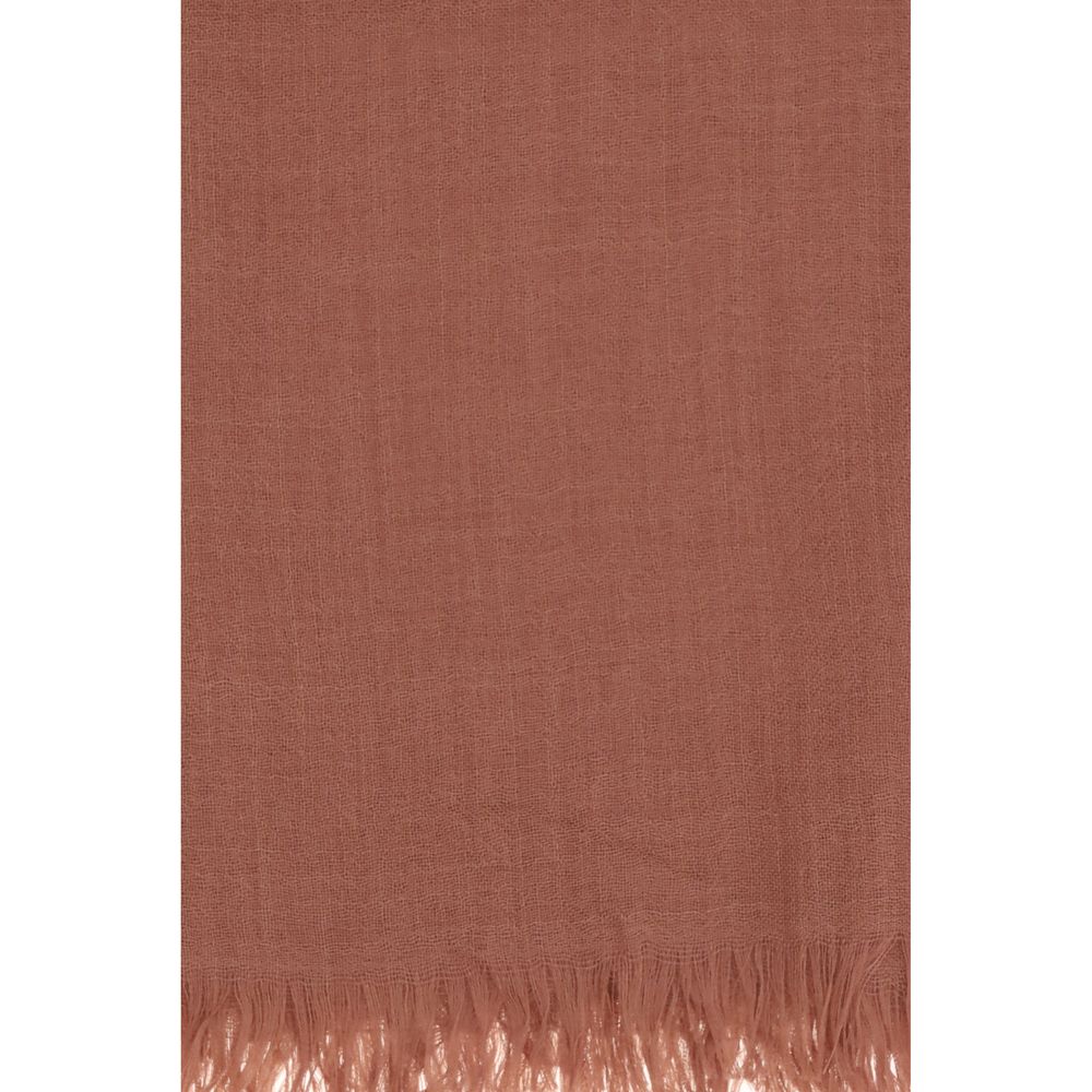 Brunello Cucinelli Orange Cashmere Foulard | Regal Royce