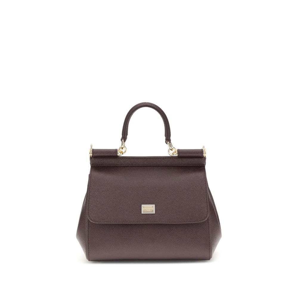 Dolce & Gabbana Brown Calf Leather Bos Taurus Shoulder Bag | Regal Royce