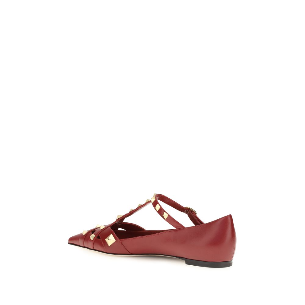 Valentino Garavani Multicolor Goatskin Ballet Flats | Regal Royce