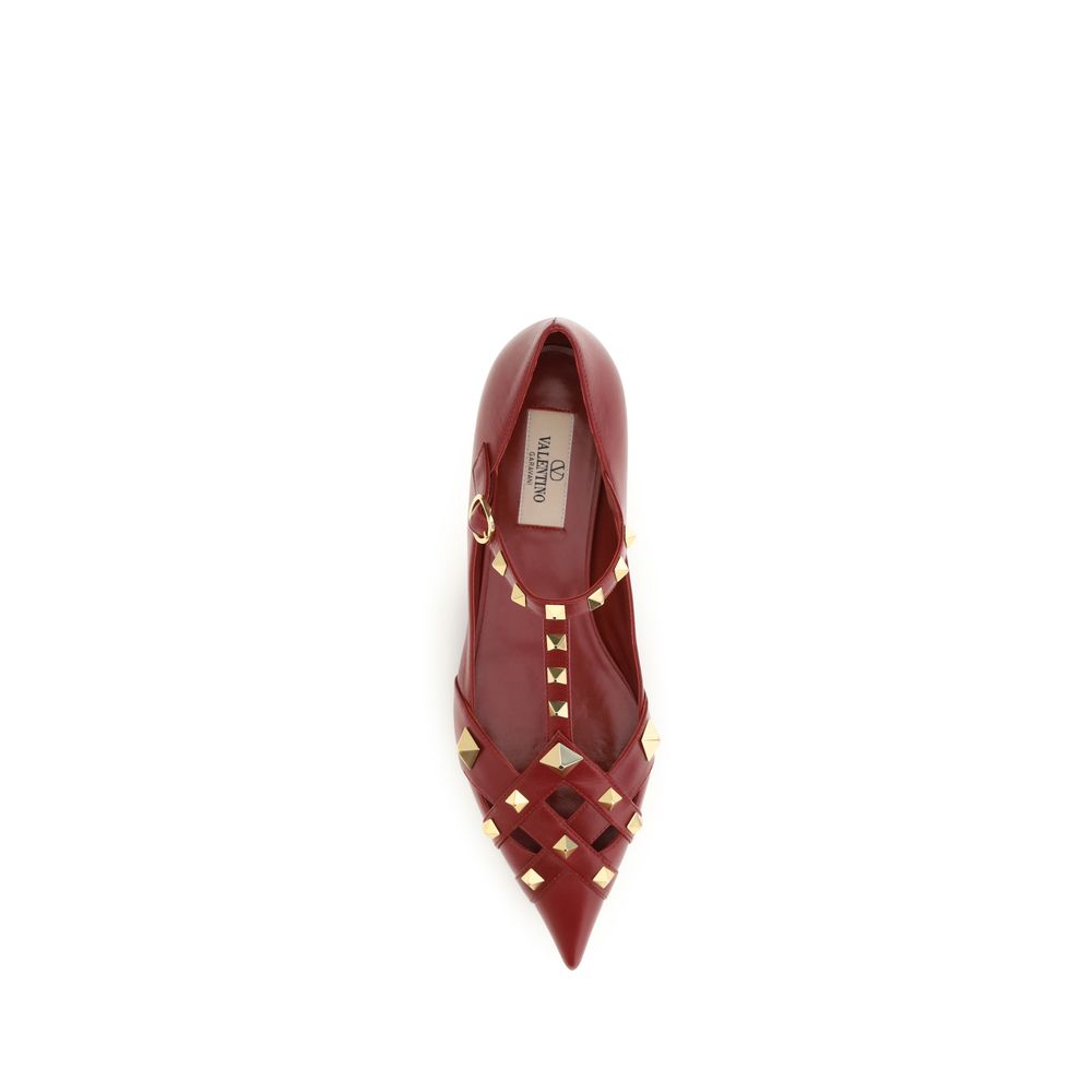 Valentino Garavani Multicolor Goatskin Ballet Flats | Regal Royce