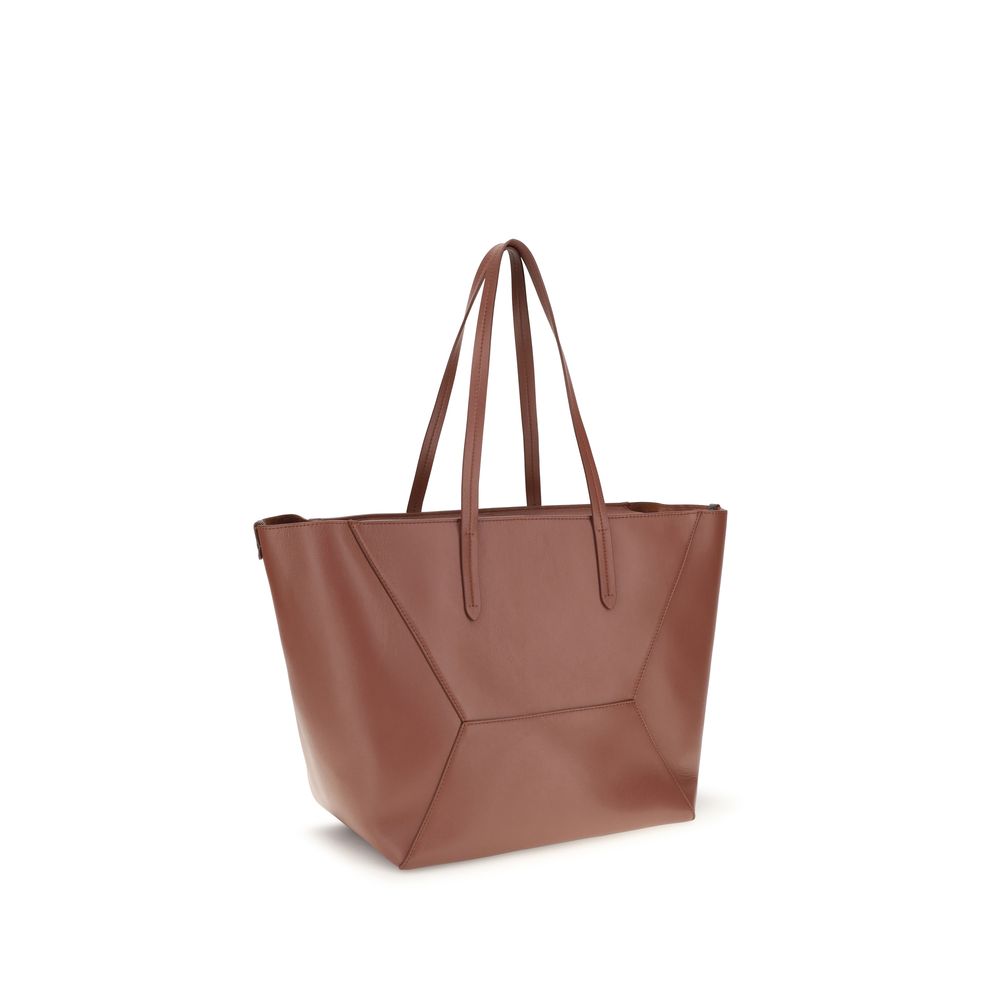 Brunello Cucinelli Multicolor Calf Leather Bos Taurus Shoulder Bag | Regal Royce