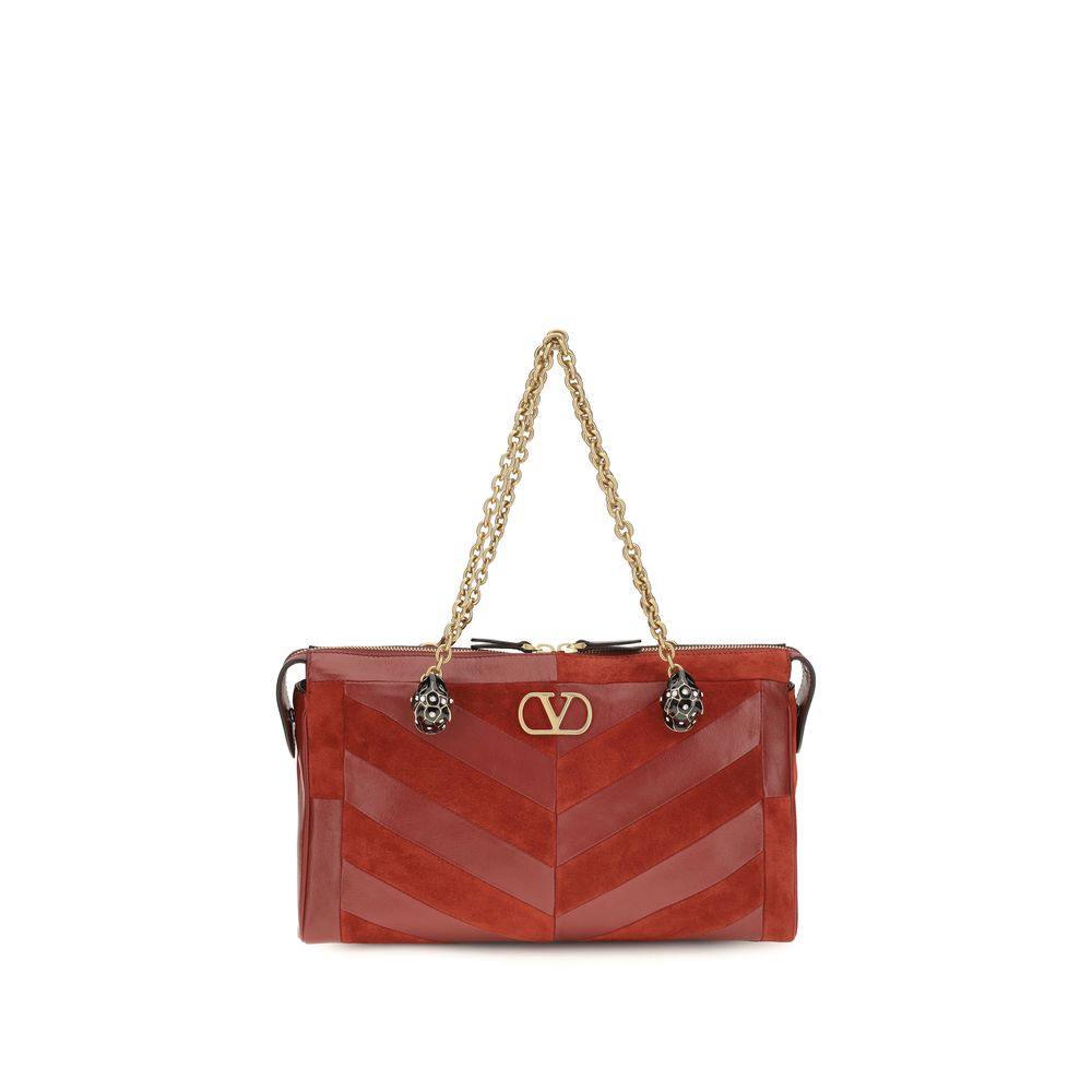 Valentino Garavani Multicolor Calf Leather Bos Taurus Shoulder Bag | Regal Royce