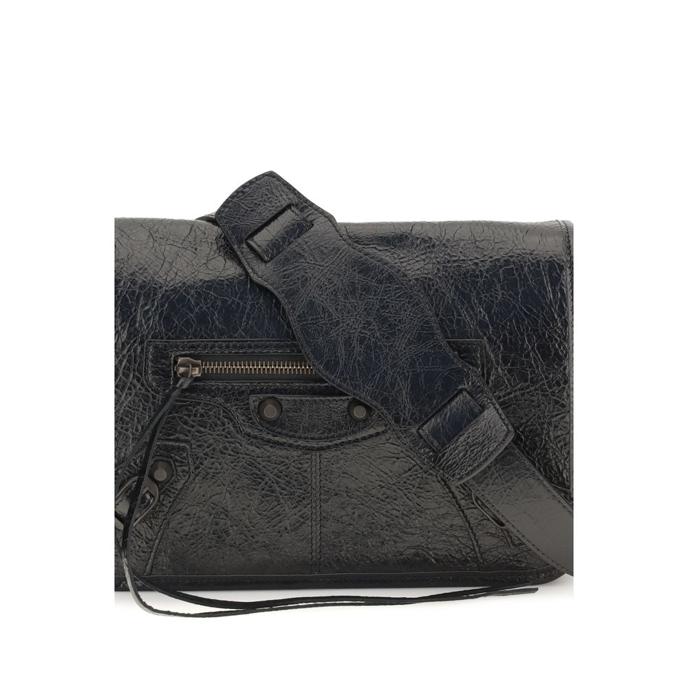 Balenciaga Black Lamb Ovis Aries Aries Shoulder Bag | Regal Royce