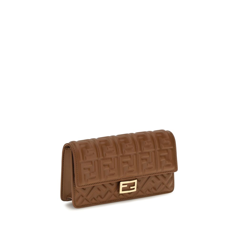 Fendi Brown Calf Leather Bos Taurus Wallet | Regal Royce